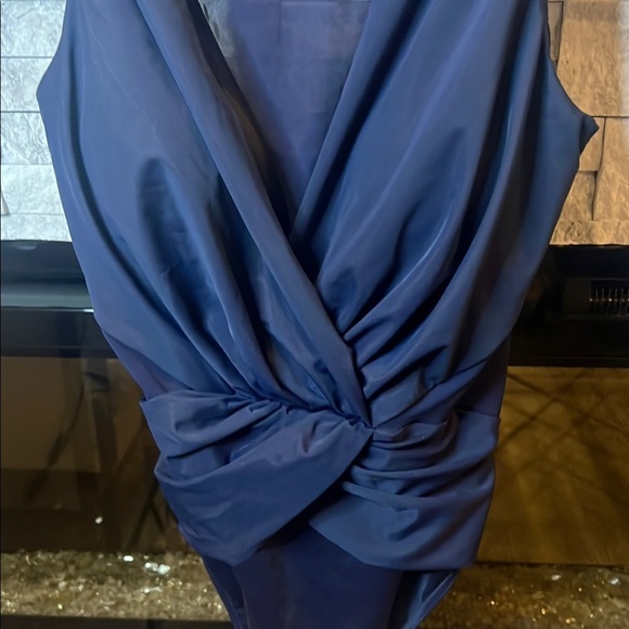 Miraclesuit Blue One Swimsuit with sheer on neckline and sides size  14 - Picture 6 of 10